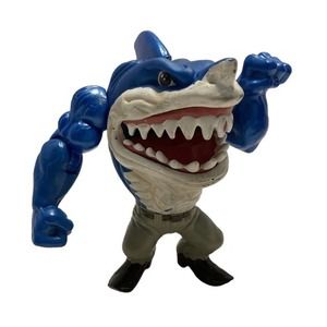 1994 Street Sharks Ripster Vintage Figure Blue Grey Pants